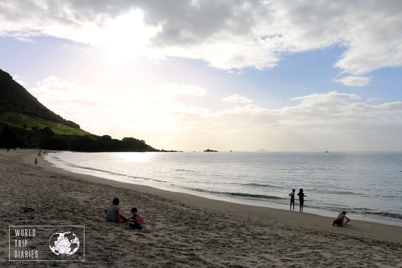 Mount Maunganui's (NZ) beaches are great for bathing and sunset watching. Click for more!