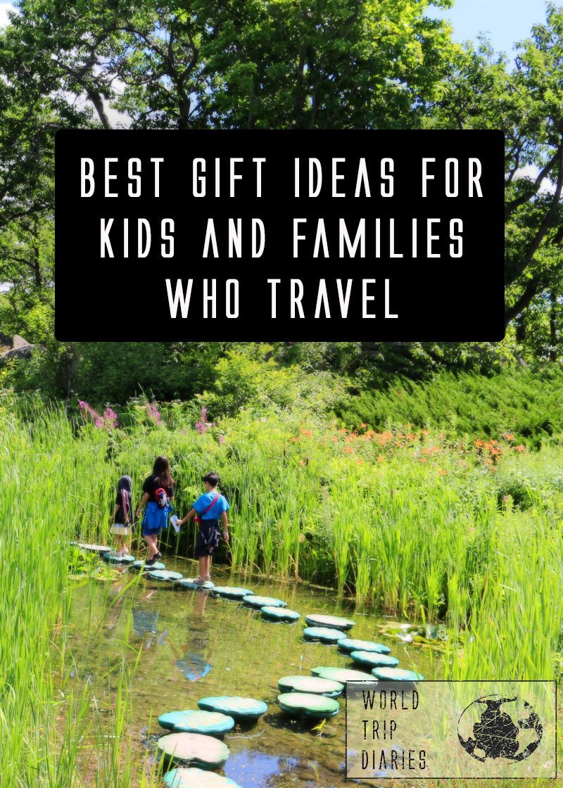 A list of the best gifts for kids and families who love to travel, or for those on a long vacation! Click to read!