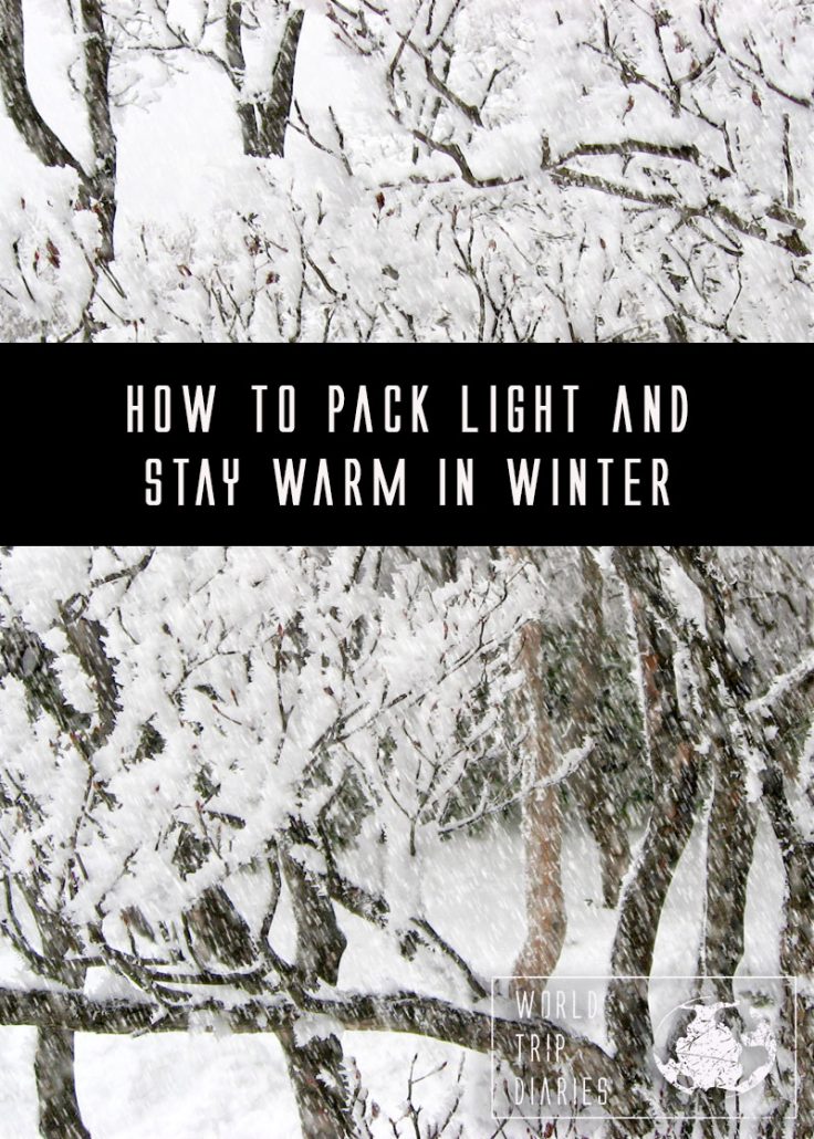 Traveling light during winter is possible - even with kids. Click to know how!