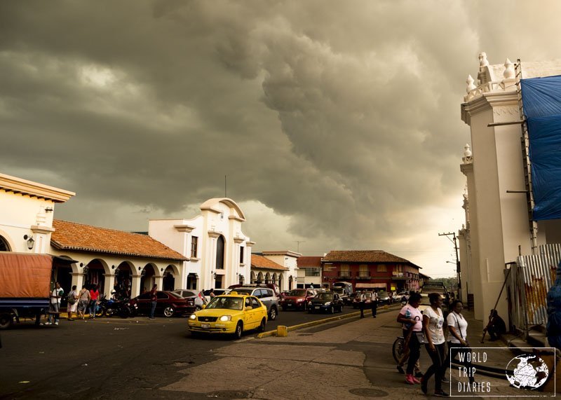 Walking in Leon, Nicaragua, during the wet season, brought some rewarding moments with skies like those.