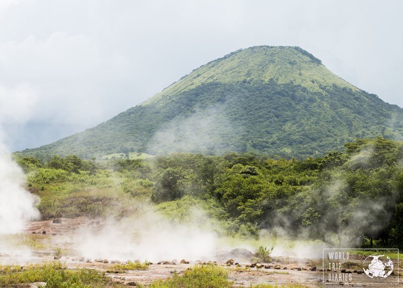 The mud pools are fun for sure but it's not as safe for little kids. Some pools appear in the middle of the delimited path and some are just there. They are really hot. In Leon, Nicaragua