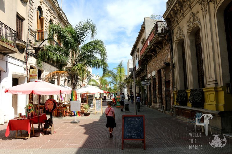 A street in Ciudad Vieja, Montevideo. You must visit Uruguay with kids. It's an incredible country and super family friendly!