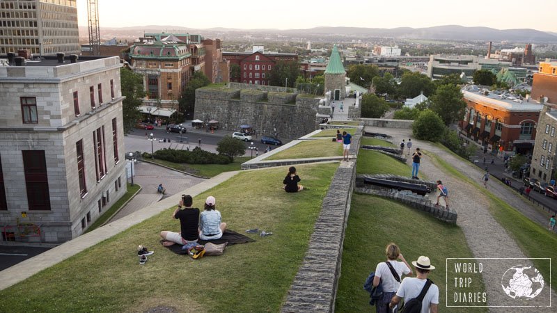 Walking on the wall was one of the highlights of Quebec City for our kids and for us. What an amazing experience!