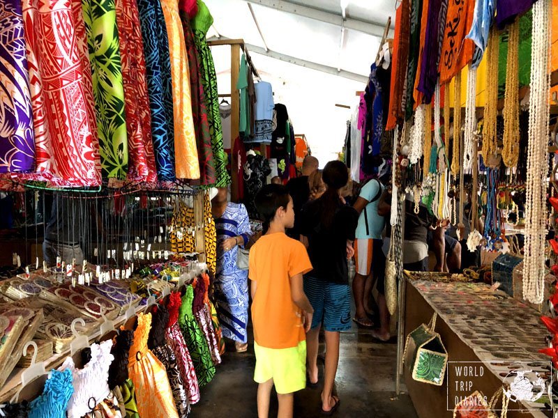 Apia Markets, in Samoa. It's very touristy but fun to walk around on a not so hot day. Otherwise it's too hot, seriously. 