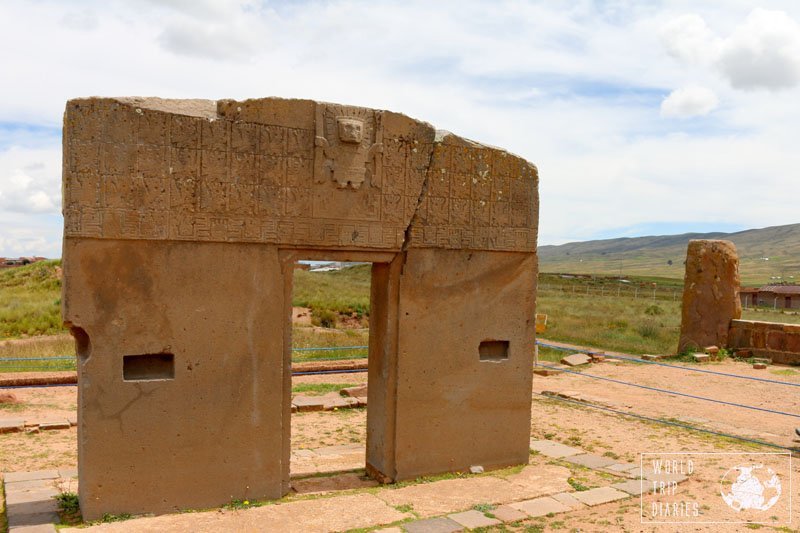 gate of the sun tiahuanaco tiwanaku bolivia