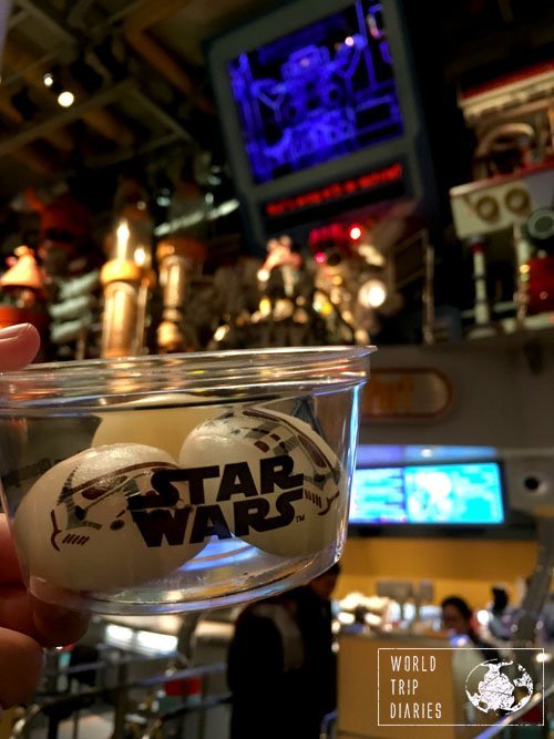 The storm troopers mochi (rice dough balls) were one of the best things we ate during our visit to Disney Tokyo! Click to know more!