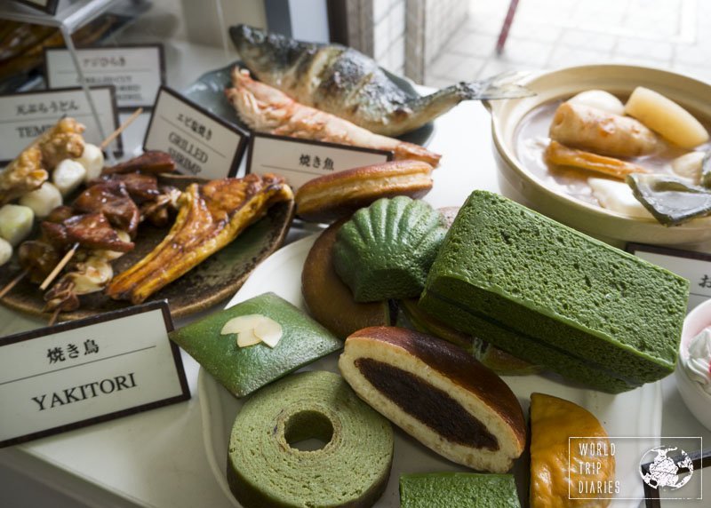 Plastic and wax food display at the Sample Food factory in Tokyo. Absurdly real!