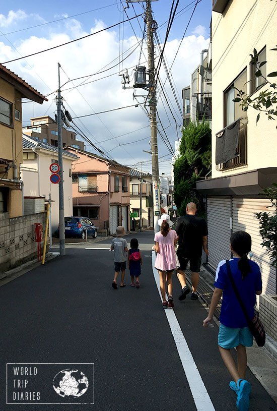 5 out of 6 of us in a more residential are in Shinjuku, Tokyo, Japan. The residential areas are highly silent, sometimes it's even creepy.