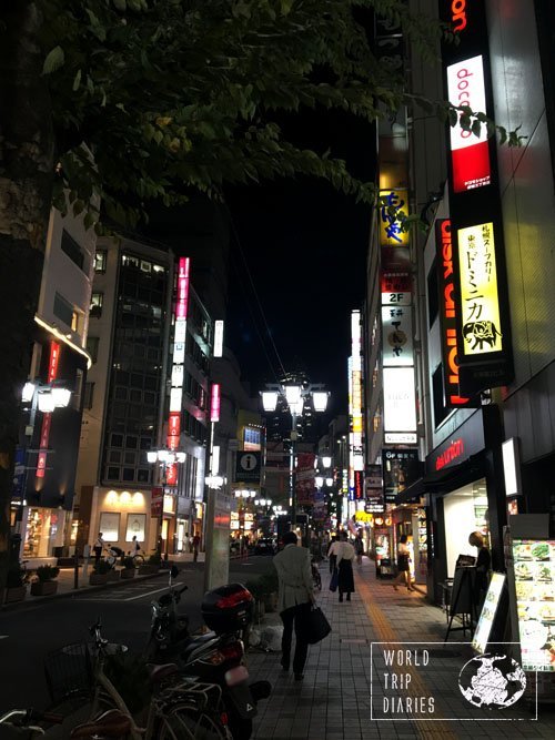 The super alive and bright neon streets in Tokyo are exactly like this. Tokyo is a great place to travel to with kids!