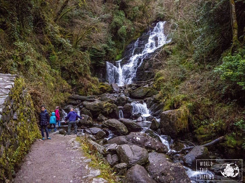 Torc Waterfall, in County Kerry, Ireland. One of the lovely places to stop while in the Ring of Kerry. Click for more!