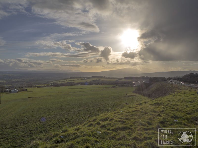 Ireland is a green country. Green fields everywhere! And, sometimes, there was even the sun. 