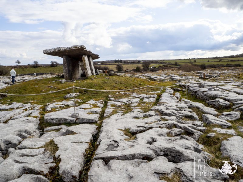 Poulnabrone Dormen Tomb is a portal tomb in Ireland, in Burren National Park. It was a hit with the kids. Click for more!