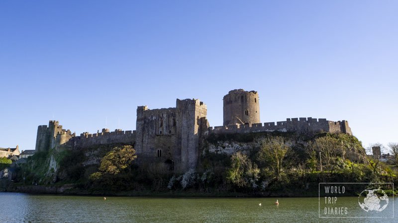 Pembroke Castle is a beautiful castle in Wales. Click for more!