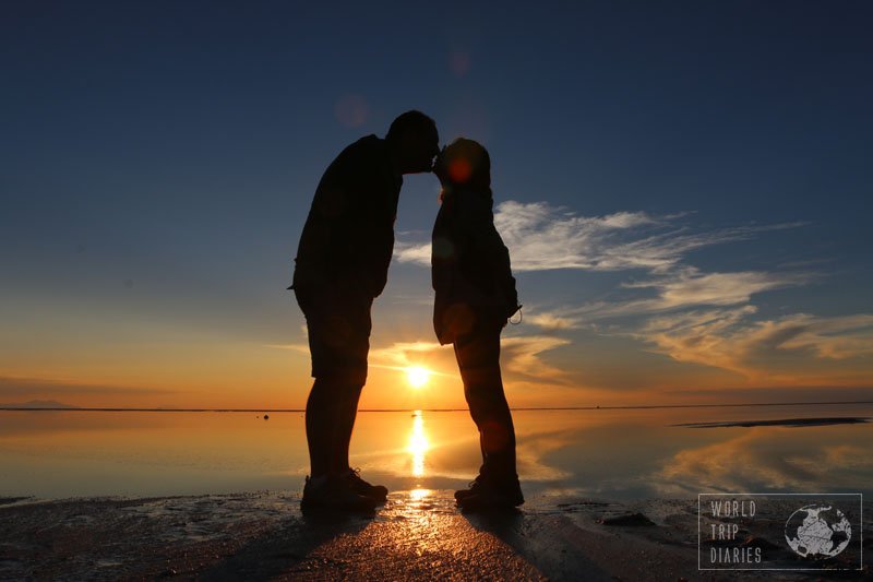 sunset uyuni bolivia